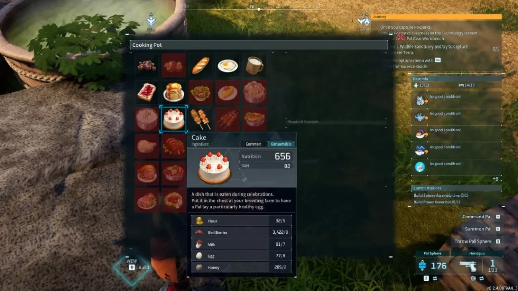 Get Cake in Palworld