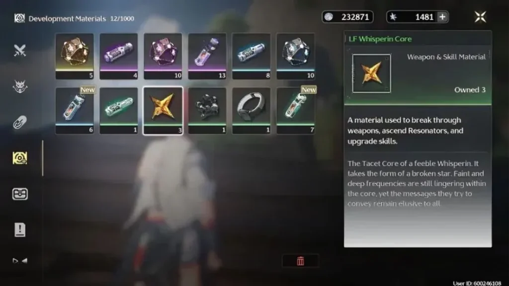 Get LF Whisperin Core in Wuthering Waves
